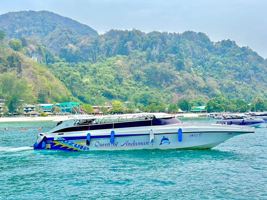 speedboat from Phuket to Phi Phi island