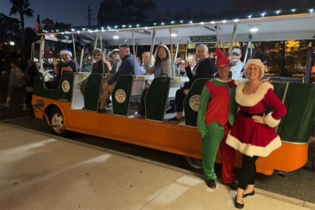 St Augustine Nights of Lights Trolley Tour