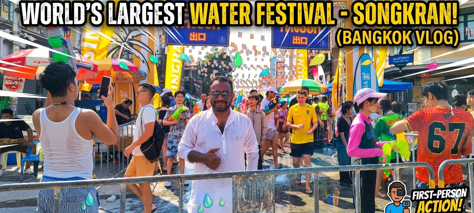 💦 Songkran Festival Bangkok Experience: My One Day Adventure on Khao San Road